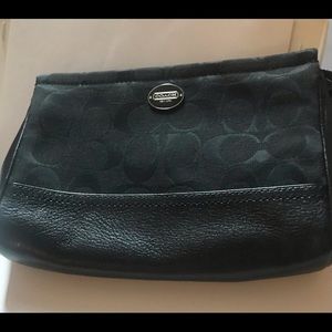 Coach Wristlet Wallet in Black